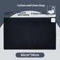 Black heated desk mat, 24 x 14 in, button controls with 4-hour timer (variant photo)